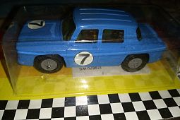 Slotcars66 Renault R8 Gordini (blue 7) Carded 